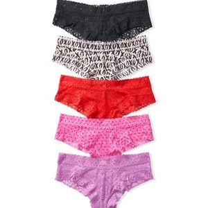 Victoria secret Lace Cheeky panties set size Extra Small NWT